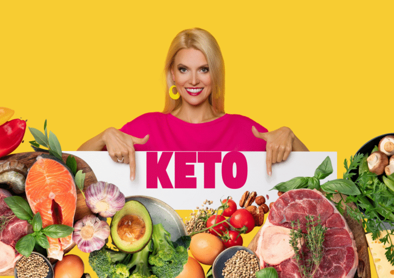 kobieta chce przejść dietę ketogeniczną i zastanawia się, jak zacząć i co jeść na keto, jakie produkty są dozwolone a jakie zakazane na keto